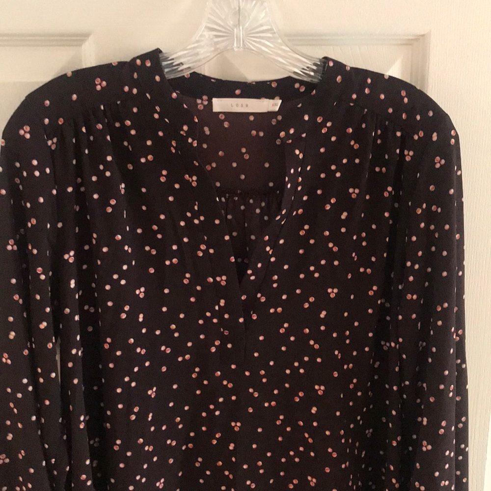 Polka dot blouse